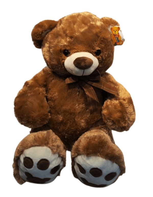 Imagem de um Urso Grande Marrom, uma pelúcia imponente com uma tonalidade marrom convidativa, transmitindo a ideia de abraços acolhedores e afeto.